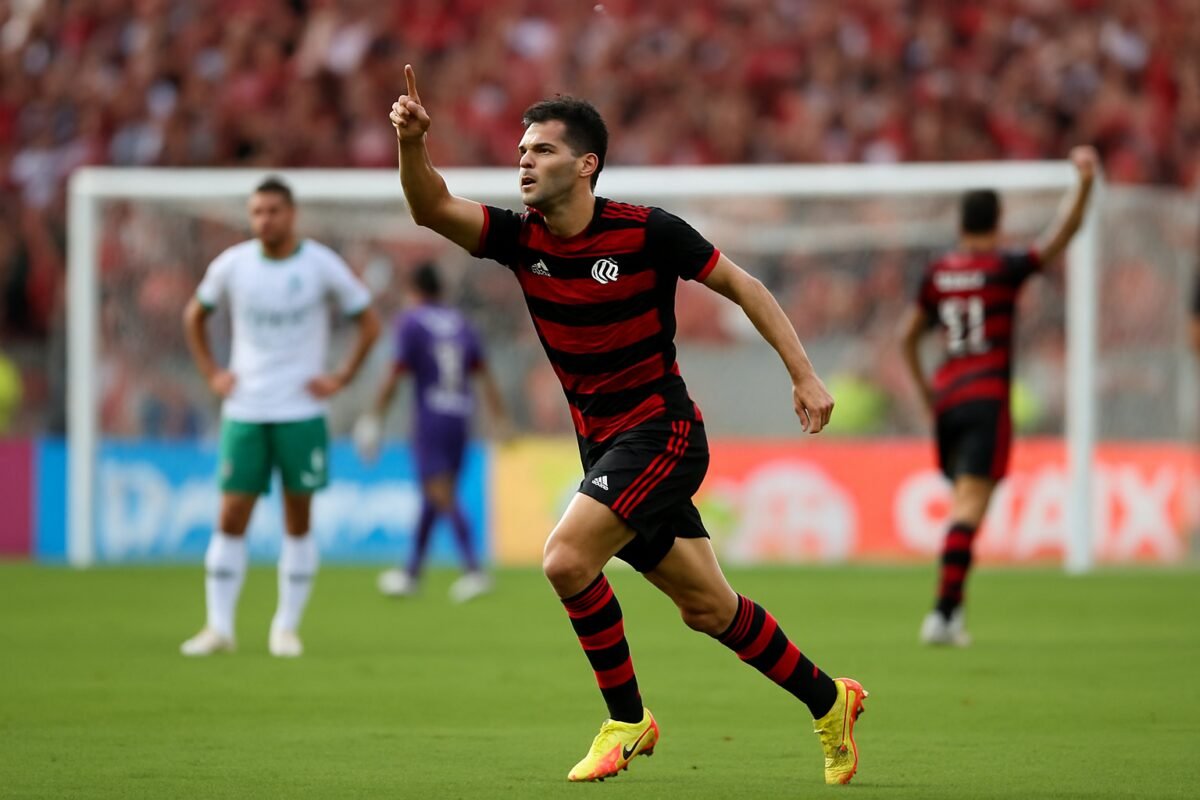 Gol nos acréscimos assegura Flamengo na liderança do Brasileirão